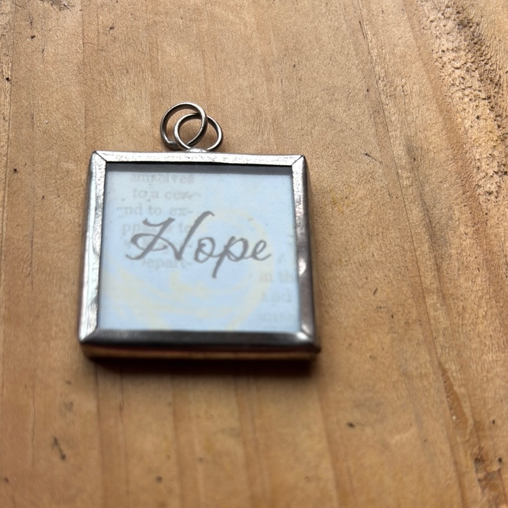 Silver 'Hope' Pendant